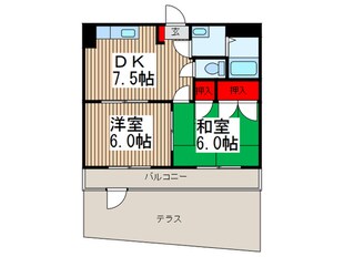 カ－サ塚越の物件間取画像